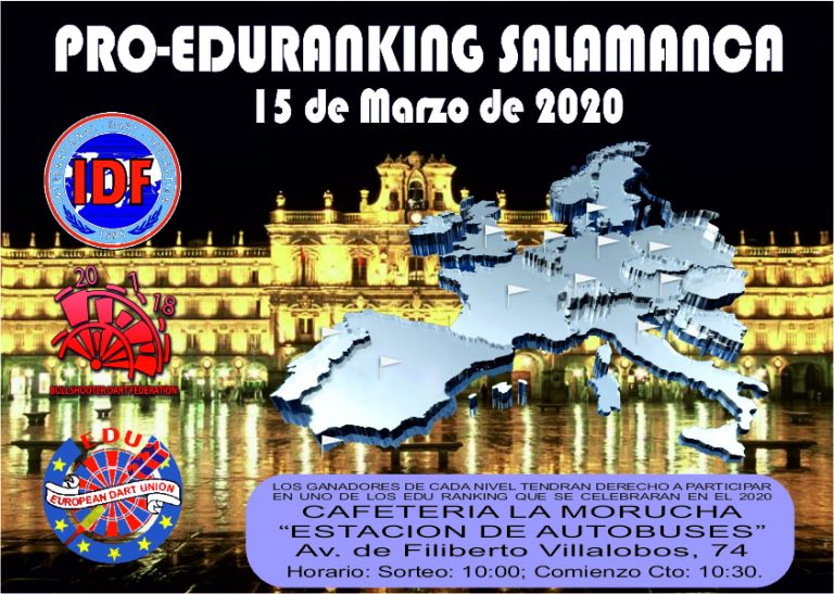 APLAZADO! PRO-EDURANKING SALAMANCA – 2020