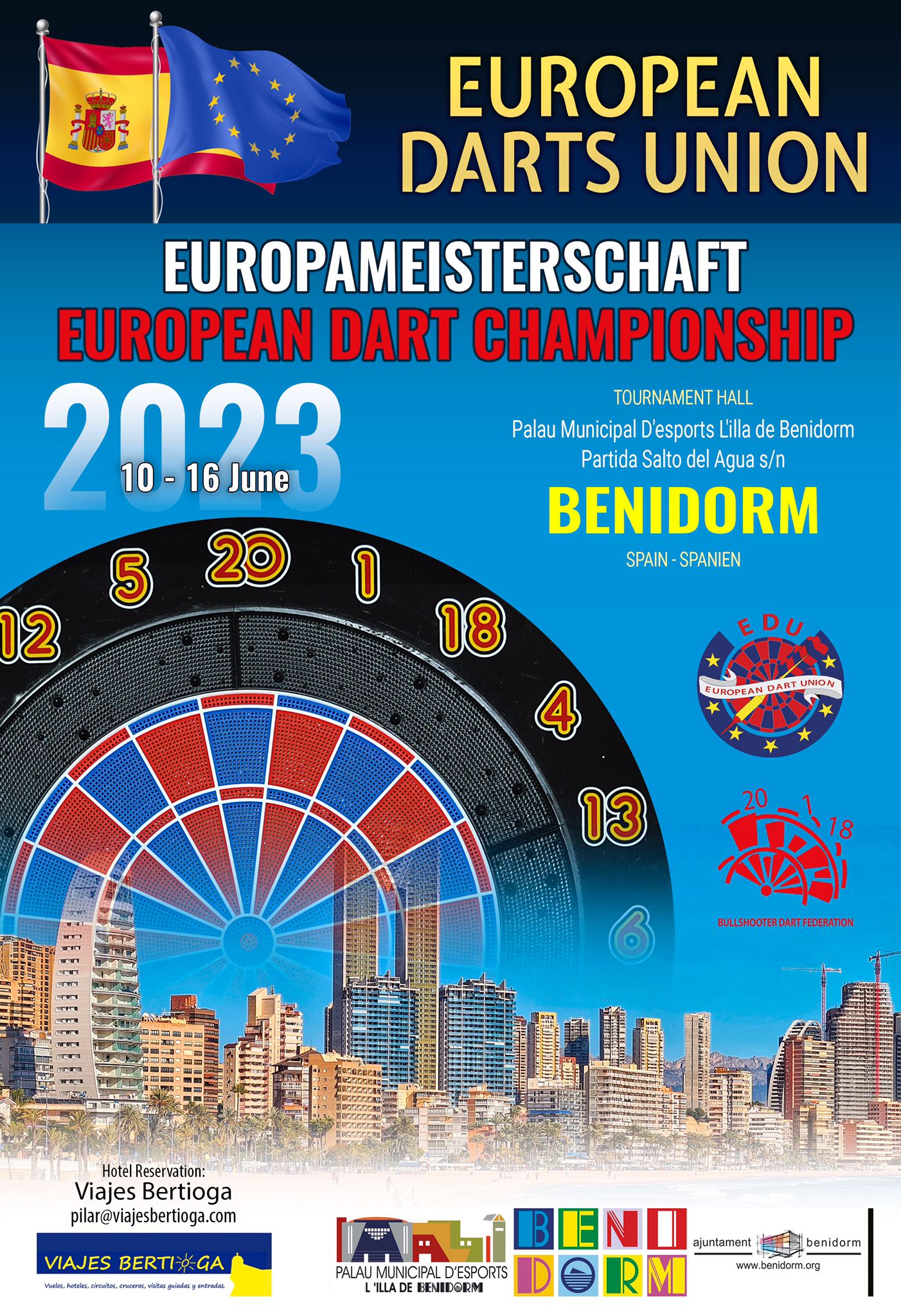 EUROPEAN DART CHAMPIONSHIP – Benidorm 2023 – Fotos